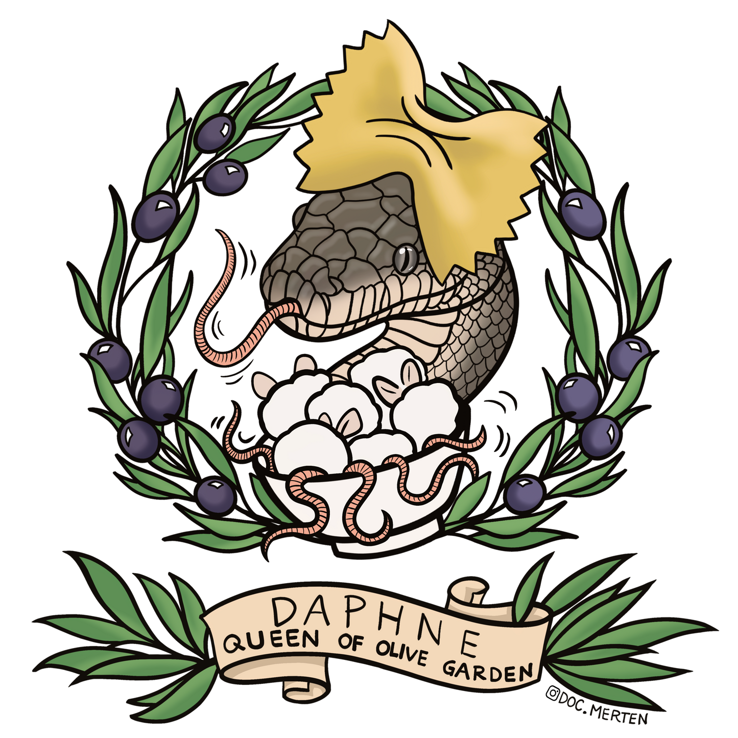 Daphne Sticker