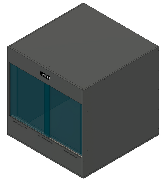 Benchmark Series-600x600x600-Sliding Glass Door Enclosure